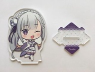 **現貨/包郵** Re:0 從零開始的異世界生活 **EMILIA PVC 立牌** 動漫 橡膠 掛件 軟膠吊飾 匙扣 景品 杯墊 ANIME KEYCHAIN RUBBER MASCOT 扭蛋 轉