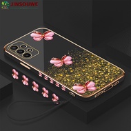 (Có dây buộc) Ốp điện thoại di động jinsouwe cho Samsung Galaxy A23 samsunga23 galaxya23 Ốp điện tho