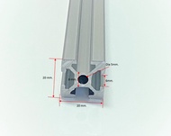Aluminium Profile 20x20 อลูมิเนียมโปรไฟล์ ราคาถูก งานอลูมิเนียม DIY
