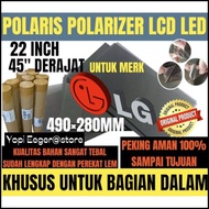 (Murah) Polaris Polarizer Lcd Led Lg 22 Inch 45" Derajat Lapisan