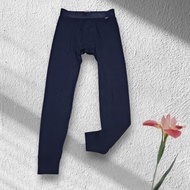 PL367-368 (M/L) Uniqlo Heattech Light Men's Leg Warmer Thermal Innerwear Black