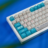 【Keycap Only】Hatsune Miku Keycap 129 Keys OEM Profile PBT Five-Sided Sublimation For Cherry MX Switc