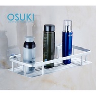 OSUKI Bathroom Shelf Adhesive Aluminium Wall Rack