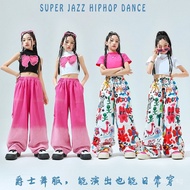 New Children's Jazz Dance Costume Girls' Performance Outfit Dance Street Dance Outfit Crop Top Vest 