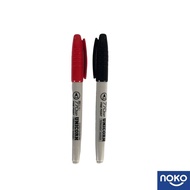 Unicorn Black & Red Fine Point Permanent Marker (2pcs) - 1416