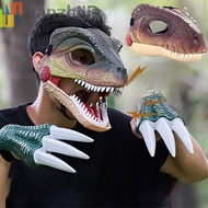 NANZHIJIA 3D Dinosaur Mask, Movable Mouth Lifelike Dinosaur Mask Headwear, Funny Sound 3D Dinosaur C