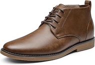 Men's Chukka Boots Dress Ankle Boots,BROWN,Size 13,CHUKKA-1