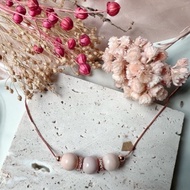 Pink Alashan Necklace (Alashan Agate)