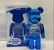 Bearbrick 暴力熊 400% 法國藍千秋手辦 擺件