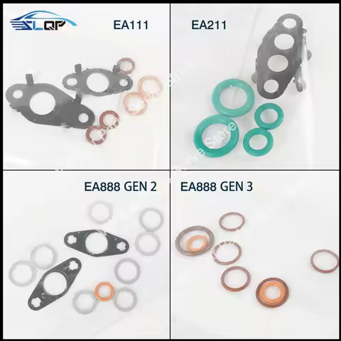 Engine Turbine Seal Kit Tubing Water Pipe Gaskets For Audi A3 A4 A5 A6 A8 Q3 Q5 TT EA888 EA211 EA111