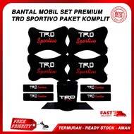 CAR PILLOW PACKAGE + TRASH CAN ECONOMIC CAR ACCESSORIES TRD SPORTIVO MOTIF