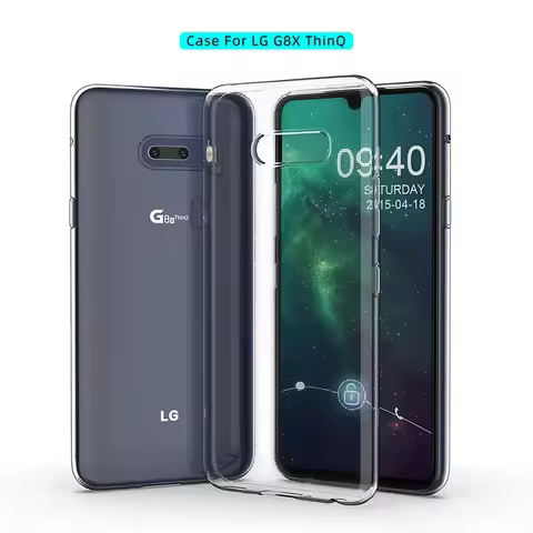 For LG G9 G8 G8S G8X G7 ThinQ Soft Phone TPU Case Transparent Silicone Case for LG Stylo 6 K62 Shock