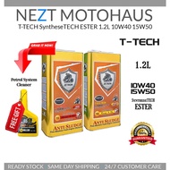 JETRON T-TECH SyntheseTECH ESTER 1.2L 10W40 / 15W50 Motorcycle Engine oil, Minyak Pelincir Motosikal