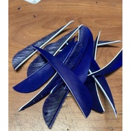 12 Pcs - 4" OzarkTurkey Feather Arrow Fletcher
