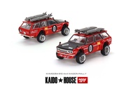 Hobby Store xe mô hình Mini GT x Kaido House #054 Datsun KAIDO 510 Wagon Kaido GT Surf Safari RS V2