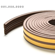 Gioăng cao su chữ E Cuộn dài 8 mét gioăng cao su chông ôn canh cưa hinh chữ E kep 4 ( gôm 2 sơi đơn