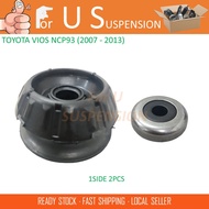 1SIDE 2PCS FRONT ABSORBER MOUNTING + BEARING -48609-0D050 48619-0D011 TOYOTA VIOS NCP93 2007-2013
