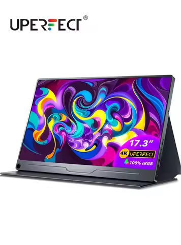 UPERFECT UColor J5 UHD Monitor With Vesa Mount 17.3" 60Hz 4K IPS Screen 100% Adobe RGB 500nits For L