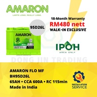 [Installation Provided] 95D26L | Amaron Flo MF Car Battery - 18 Months Warranty