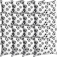 Eccliy 20 Pcs Soccer Makeup Bag Cosmetic Bag Canvas Gifts Sport Soccer Themed Accessories for Girls 