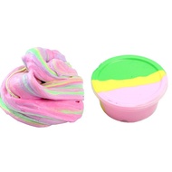 store 30ml Colorful Fluffy Slime With Box Diy Toy Light Clay Cloud No Borax Slime Sand Handmade Knea