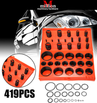 419pcs O-ring Assortment Set Seal Gasket Universal Rubber O Ring Kit