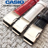 【New style recommended】Leather watch strap Leather Strap Casio Women's Watch AccessoriesSHN-5010 5012 SHE-5023 18MM GY35