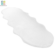 Faux Rabbit Fur Rug Nonslip Fluffy Rug Comfortable Shaggy Floor Mat Fluffy Mat for Bedroom  SHOPSBC6