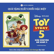 [ CGV+ TOY STORY 5 ] POSTER Toy Story 5 Special vintage poster TOY STORY 5 - Toy Story 5