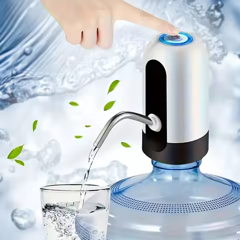 Water Dispenser Pump - Automatic Mini Electric， Portable USB Rechargeable with Switch , for 5 Gallon