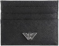 Eco Credit Card Holder with Eagle Logo Y4R173 Y138E Black, Black