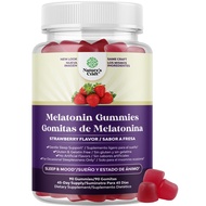 Melatonina Natural 5mg – Gomitas de Melatonina Libre de Gelatina de 5 mg Suplemento para el Sueño pa