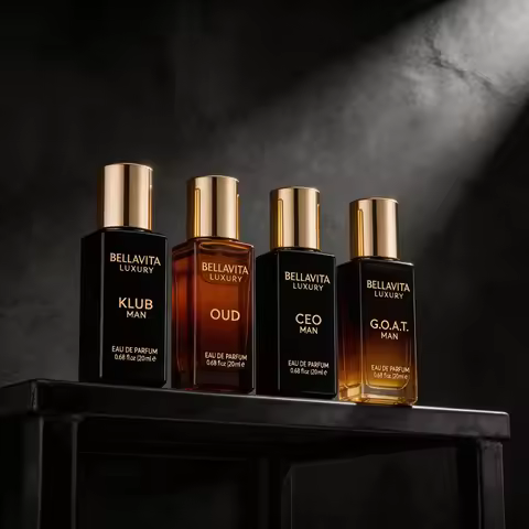 Long Lasting Woody EDP Men Perfume Bella Vita 4x20ml CEO Man KLUB OUD GOAT 4 Fragrances Luxury Gift 