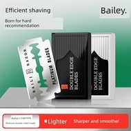 shaver shaver for man [Safety Plastic Box] Baili Platinum 007 Manual Double-Sided Razor Universal St