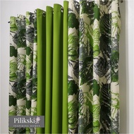 CA55Y - Forest Green Mid Sold Per Pc Or 3in1 Set Ring Curtain ( 5 ft - 152 cm To 7 ft - 213 cm )