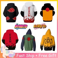 Anime BORUTO NARUTO Uzumaki Naruto Hoodies Akatsuki Cloak Jacket Men Coat Halloween Carnival Costume Adults Clothes Hooded Cape Coat