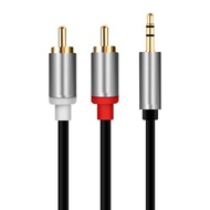 KAPEKANZ สาย RCA 3.5ถึง2RCA สายสัญญาณเสียงแจ็ค3.5มม. jack สายแจ็คเข้า1ออก2 สายแจ็คลำโพง สายแจ็คสัญญา