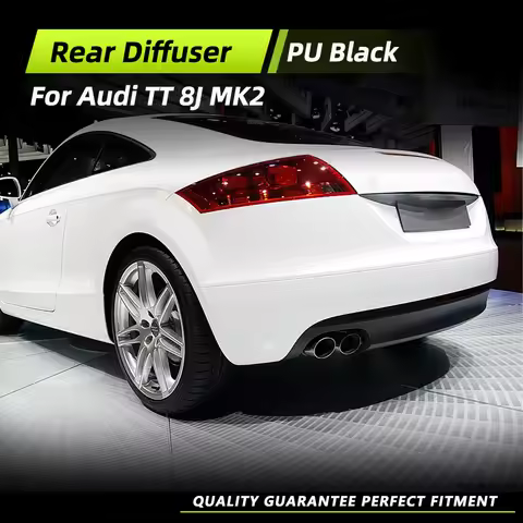 Car Rear Bumper Lip Diffuser Spoiler for Audi TT Base 8J MK2 2008 2009 2010 Car Rear Bumper Racing S