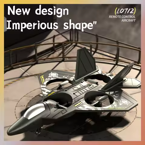 XMD RC Plane L0712 - New Fixed-Wing Altitude-Hold Foam Aircraft 4-Channel Remote Control Electric Qu