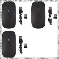 [I O J E] 3X Wireless Mouse Bluetooth 5.1 Rechargeable LED Silent Mouse USB Optical Ergonomic Gaming