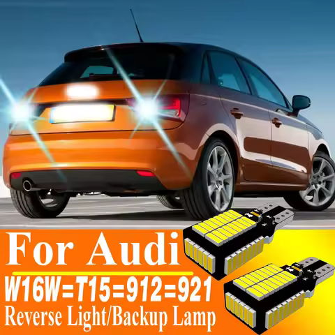 2pcs W16W T15 921 912 LED Canbus Reverse Light Bulb Car Backup Lamp For Audi A1 8X A3 8P A4 B9 B8 A5