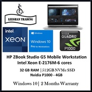 HP ZBook Studio G5 Mobile Workstation Intel Xeon E-2176M 6 Cores 16GB RAM / 512GB NVme SSD / Win10 Pro [GAME/DESIGN/PS]