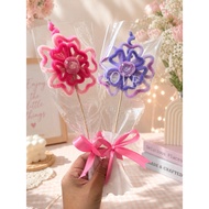 Finished Chenille Flower love Bouquet | Kawat Bulu | Fuzzy Wire Flower | Valentine Mother's Day Prem