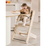 DONO&DONO - 可調式兒童餐椅/成長椅(淺卡其)_DN004