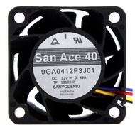 SanAce40 4028 4CM 9GA0412P3J01 12V 0.49A 4 Wire PWM Speed Control Fan