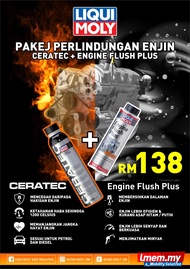 Package LIQUI MOLY Cera Tec + Engine Flush Plus