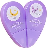Cute Heart-Shaped White Correction Tape, 19.69ft(6m) Each, 2-Count Pack, Easy to use, Dry Instantly,