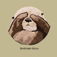 Embroidery Cute Cute Cute Otter Sea Otter Cloth Sticker Small Size Fashion Self-Adhesive Seam-Free R