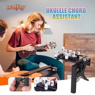 YOLANDA Guitar Chord Presser, Portable Guitar Learning Ukulele Chord Trainer,  Guitar Learning Press