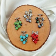 (ALIFAS) Chanel Goldies hijab chin & shoulder brooch